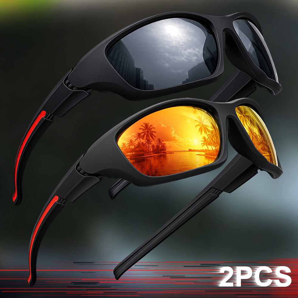 Fishing Sunglasses Polarized - 2pcs Advanced Cool Fantasy Polarized Surround