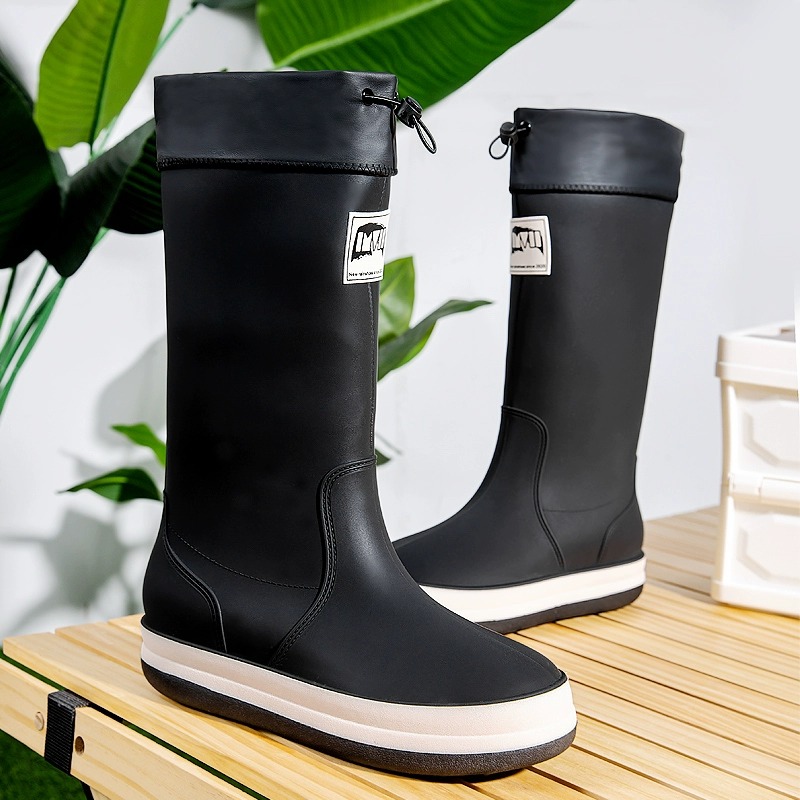 Men's High-Tube Work Boots Wat - Fishing Boots ulasan dan harga