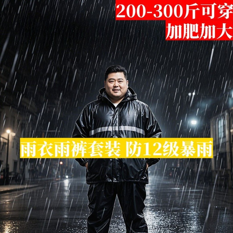 Plus Size Rain Suit Separate M - Fishing Jacket Waterproof ulasan dan harga
