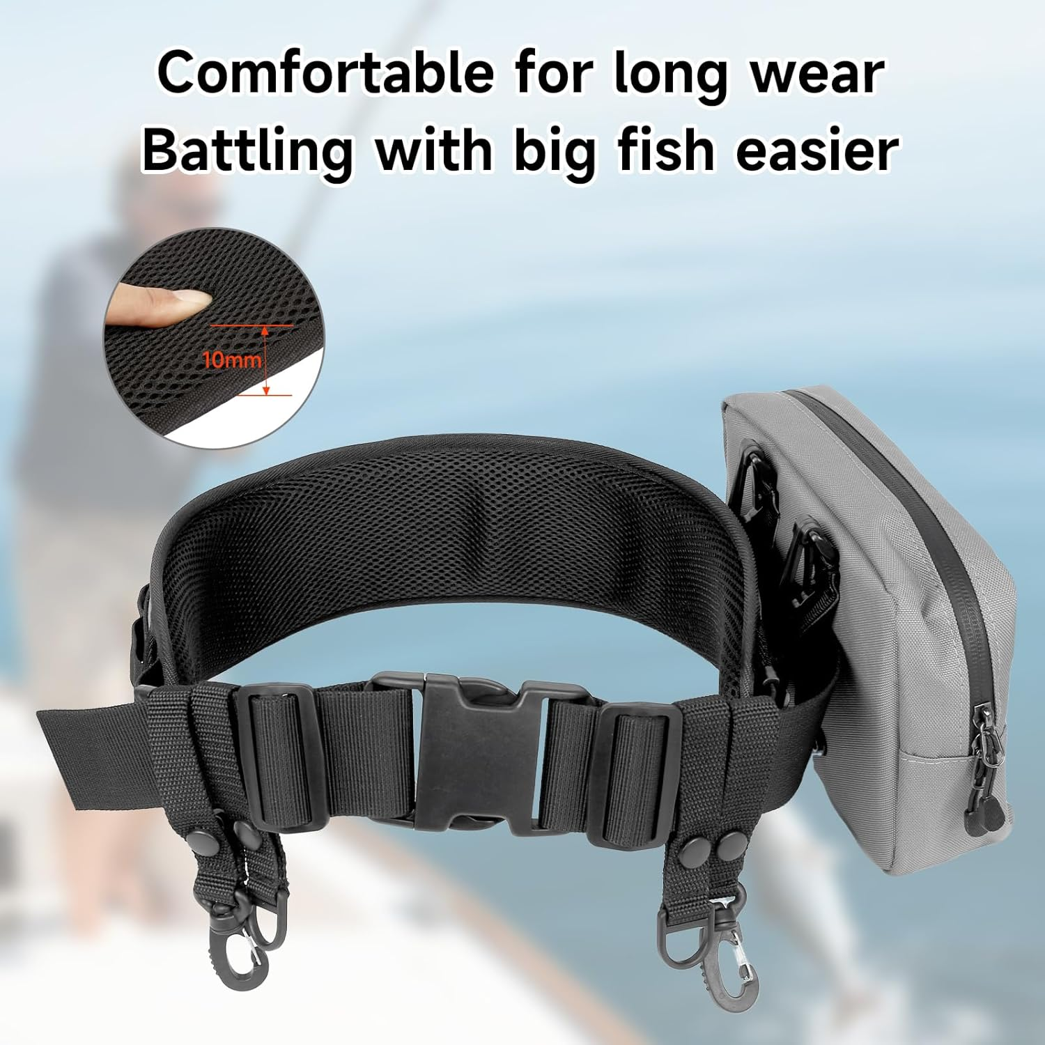 SANLIKE Fishing Belt Rod Holde - Fishing Belt ulasan dan harga