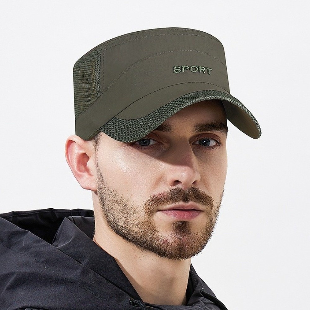 Versatile Adjustable Flat Top  - Fishing Hat ulasan dan harga