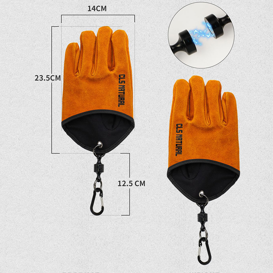 Heat Resistant BBQ Gloves Cowh - Fishing Gloves ulasan dan harga