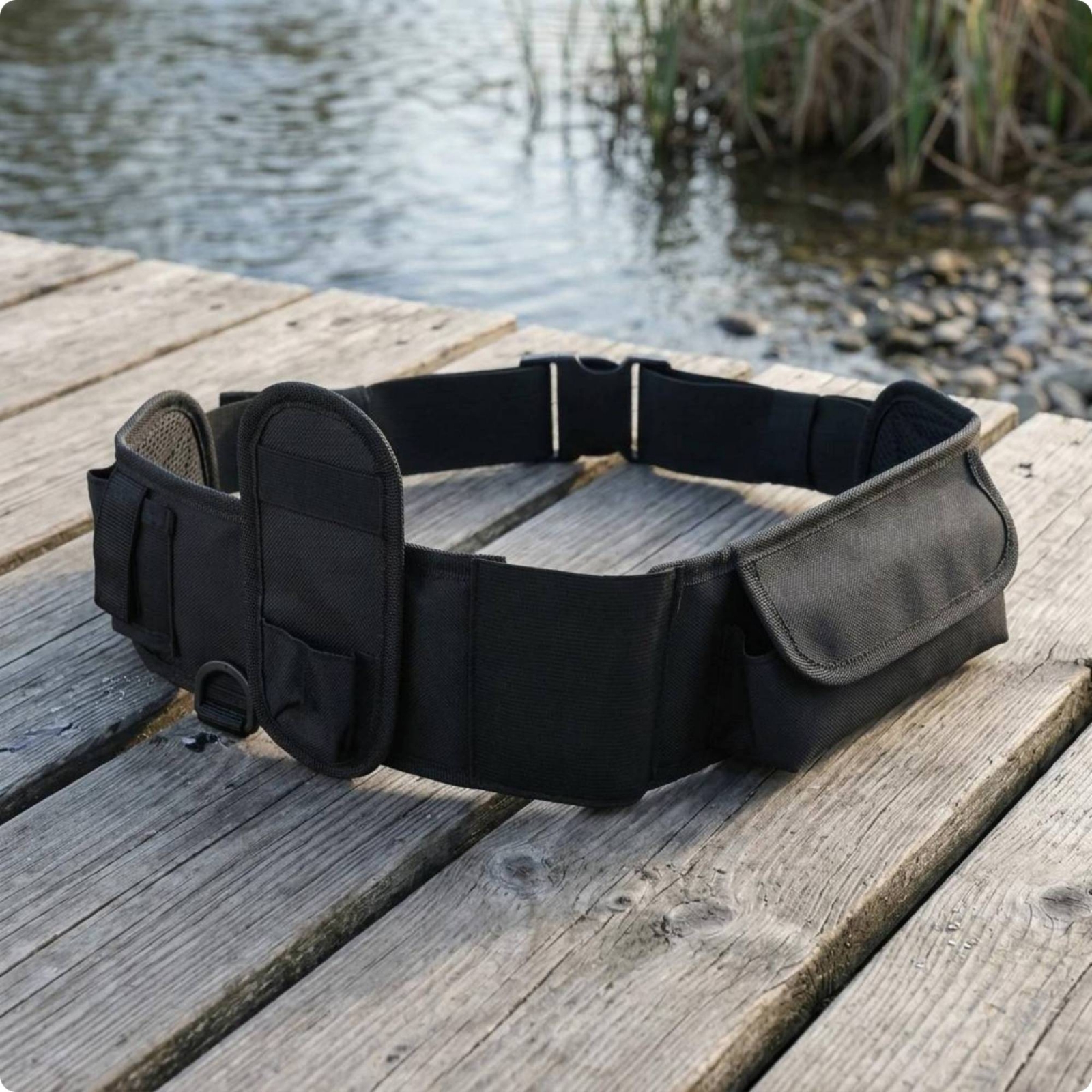 Fishing Waist Bag Buckle Closu - Fishing Belt ulasan dan harga