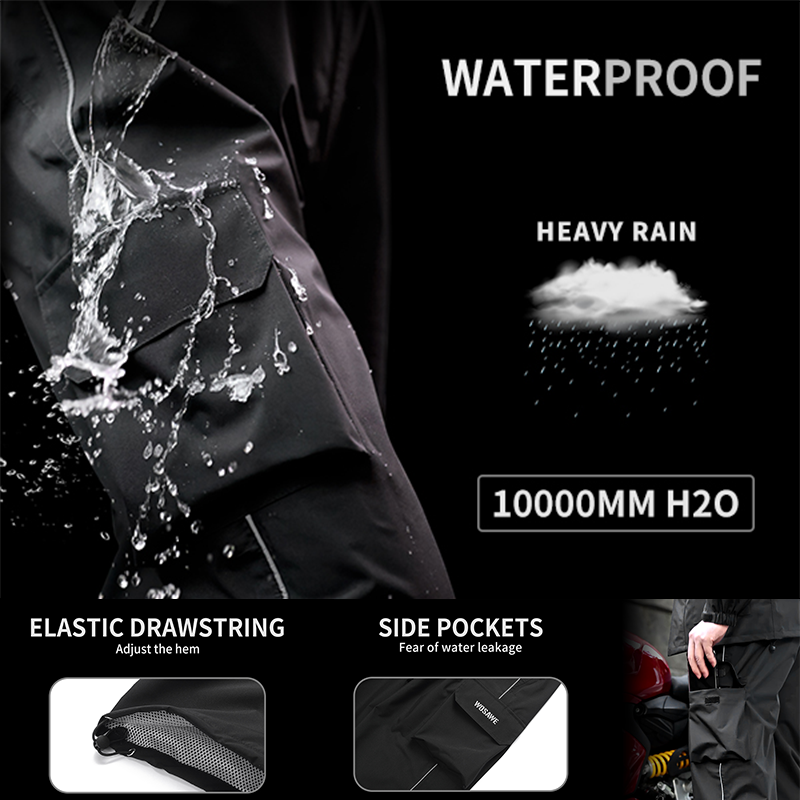 WOSAWE Motorcycle Rain Pants R - Fishing Pants Waterproof ulasan dan harga