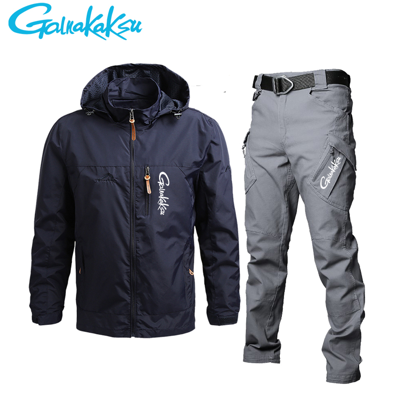 Men's Waterproof Hooded Jacket - Fishing Pants Waterproof ulasan dan harga