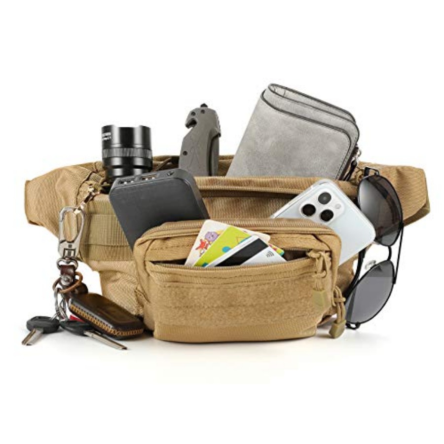 Tactical Fanny Pack, Military  - Fishing Belt ulasan dan harga