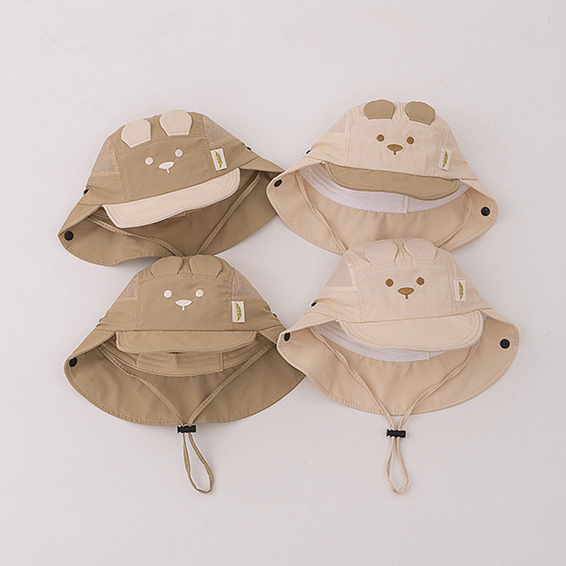 Boys Girls Neck Protection Kid - Fishing Hat ulasan dan harga