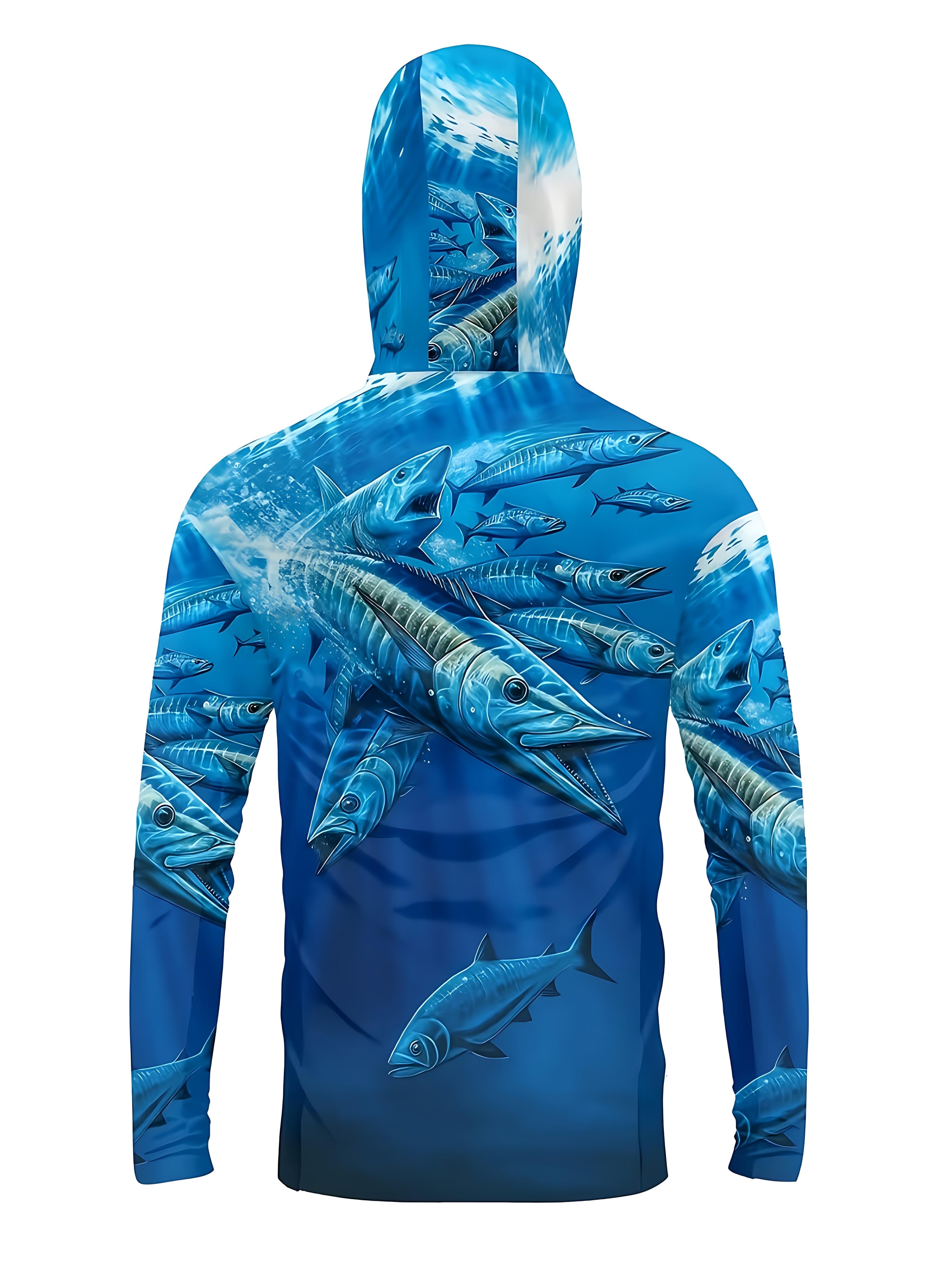 Fishing Shirt Hooded Men Fishi - Fishing Shirt Uv Protection ulasan dan harga