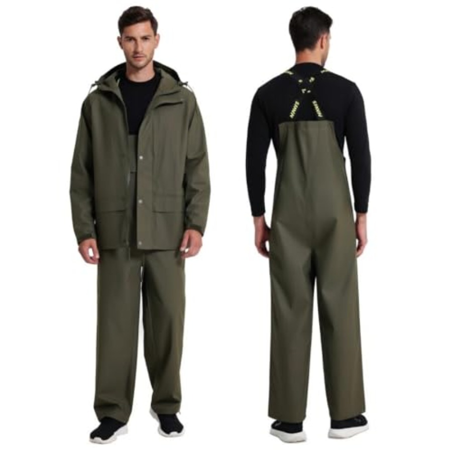 Mens PRO Workwear 3-Piece Wate - Fishing Pants Waterproof ulasan dan harga