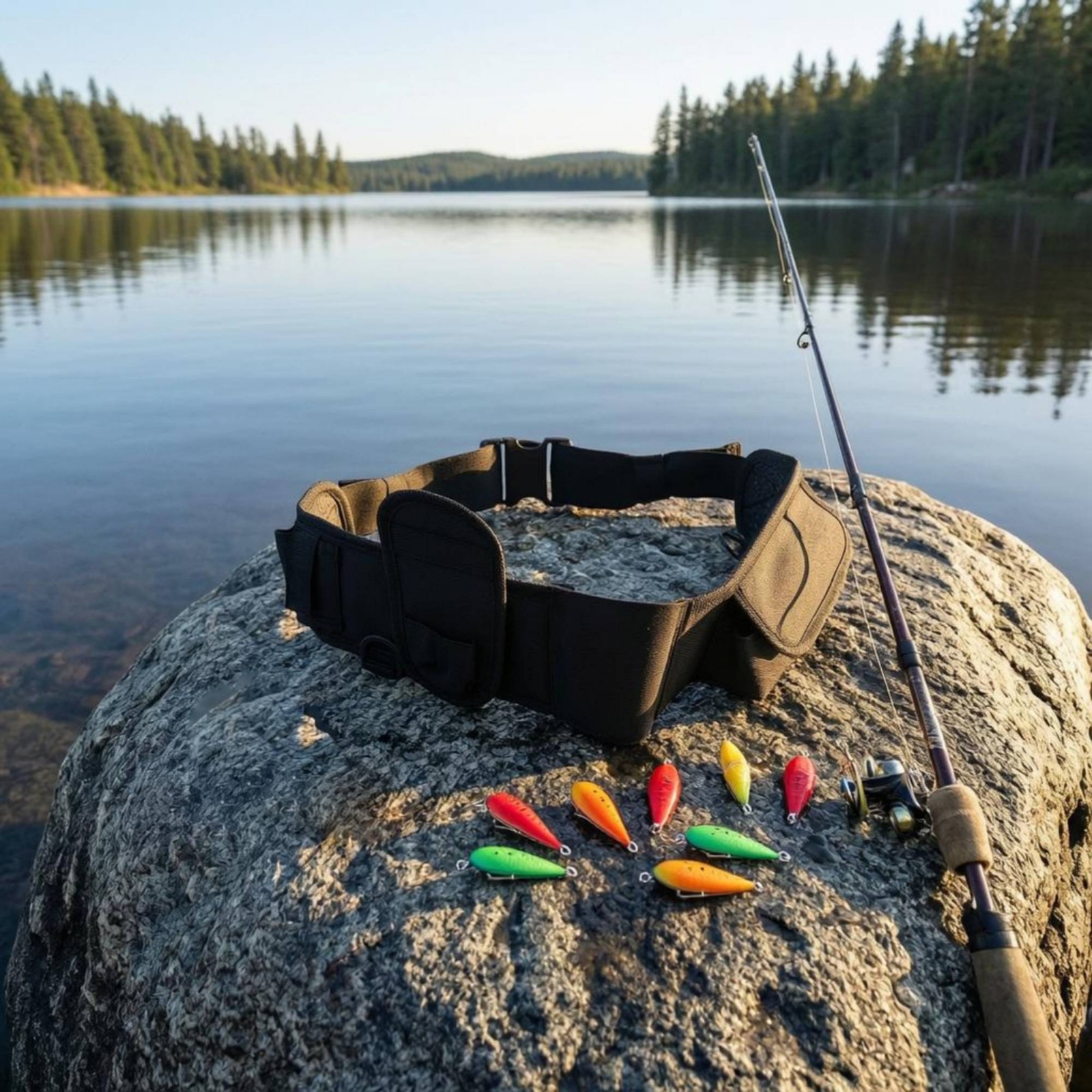 Fishing Waist Bag Buckle Closu - Fishing Belt ulasan dan harga