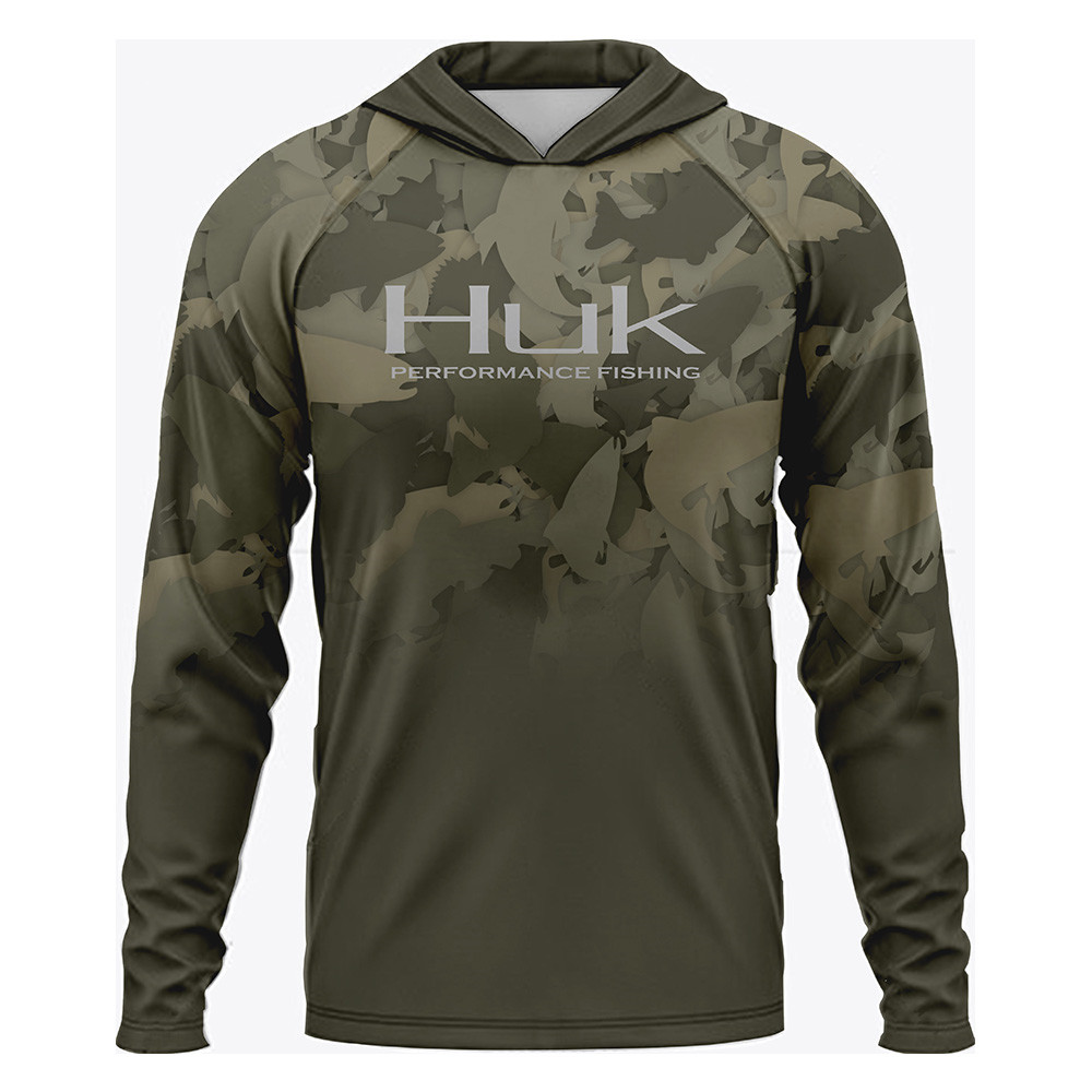 Huk Fishing Shirt UPF 50 Hoode - Fishing Hoodie ulasan dan harga