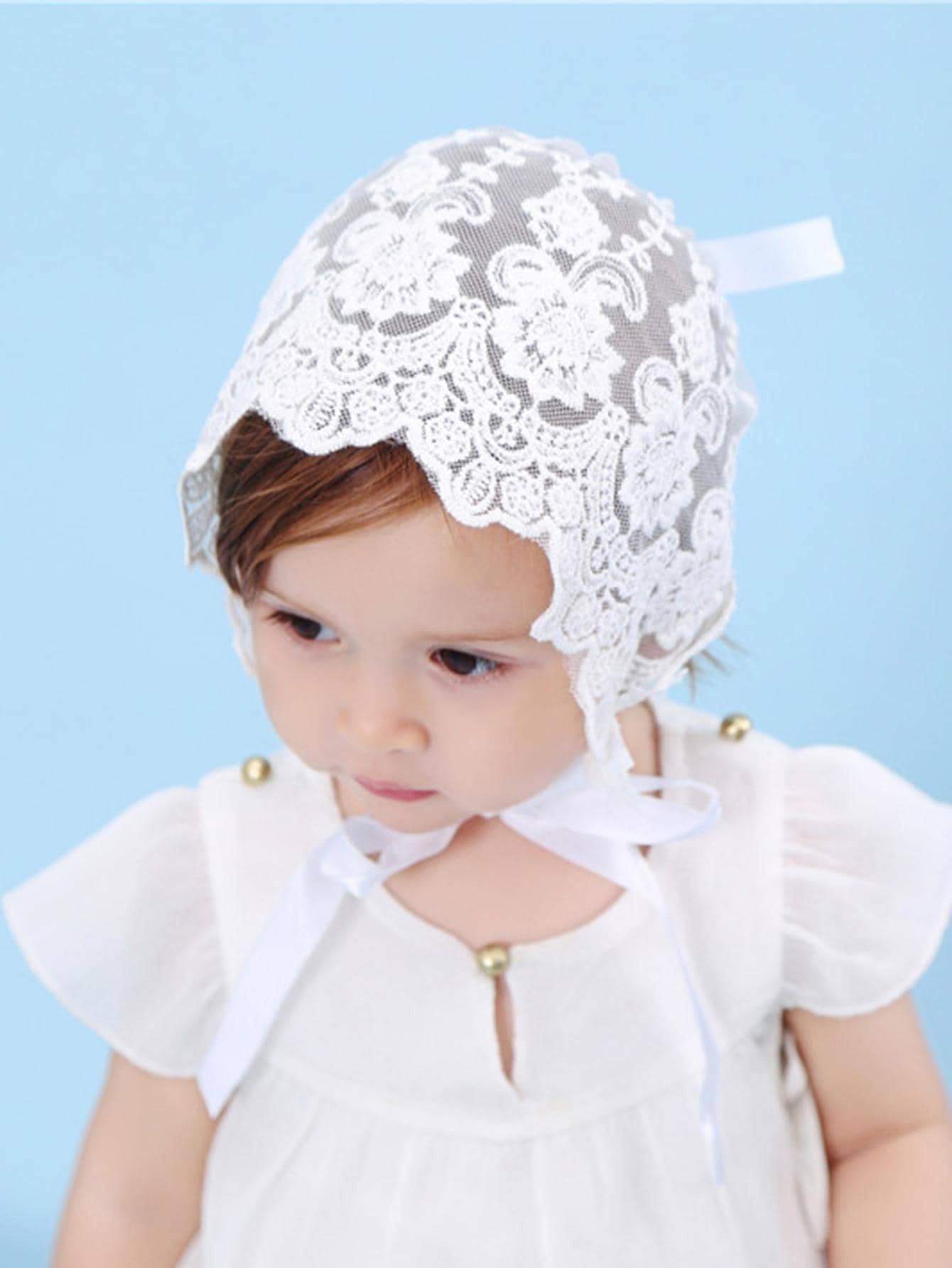 Baby Lace Brim Headband Hat He - Fishing Hat ulasan dan harga