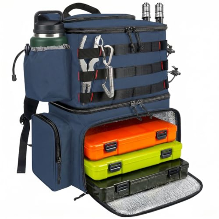 Fishing Backpack, Water Resist - Fishing Backpack ulasan dan harga