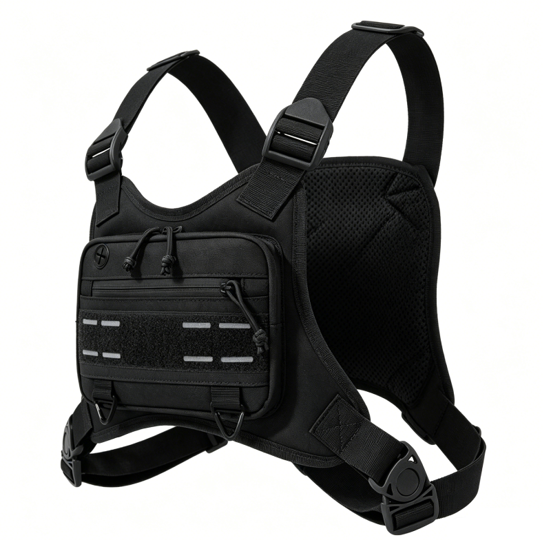 Tactical Front Chest Rig Bag V - Fishing Backpack ulasan dan harga