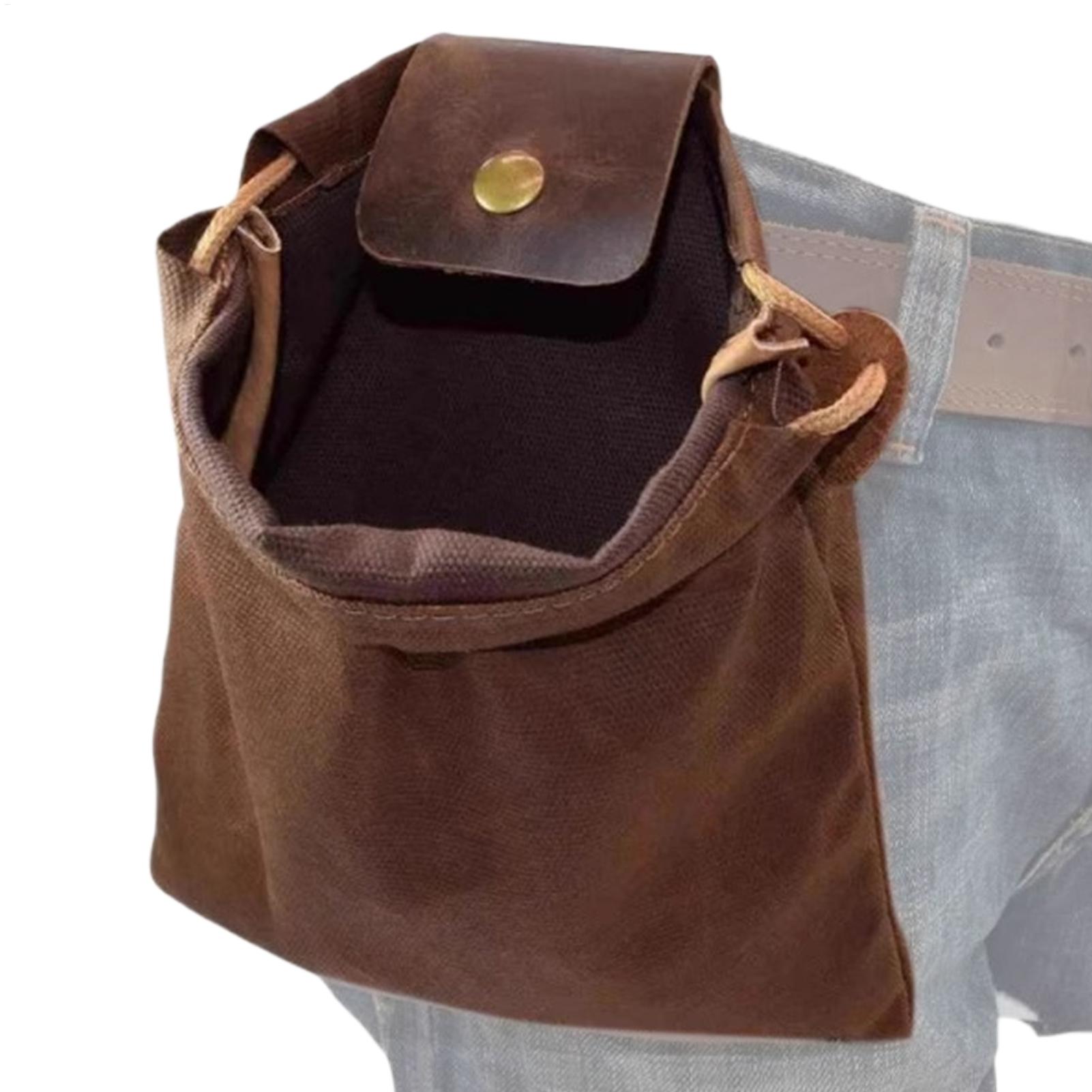 Portable Waxed Dump Pouch Mult - Fishing Belt ulasan dan harga