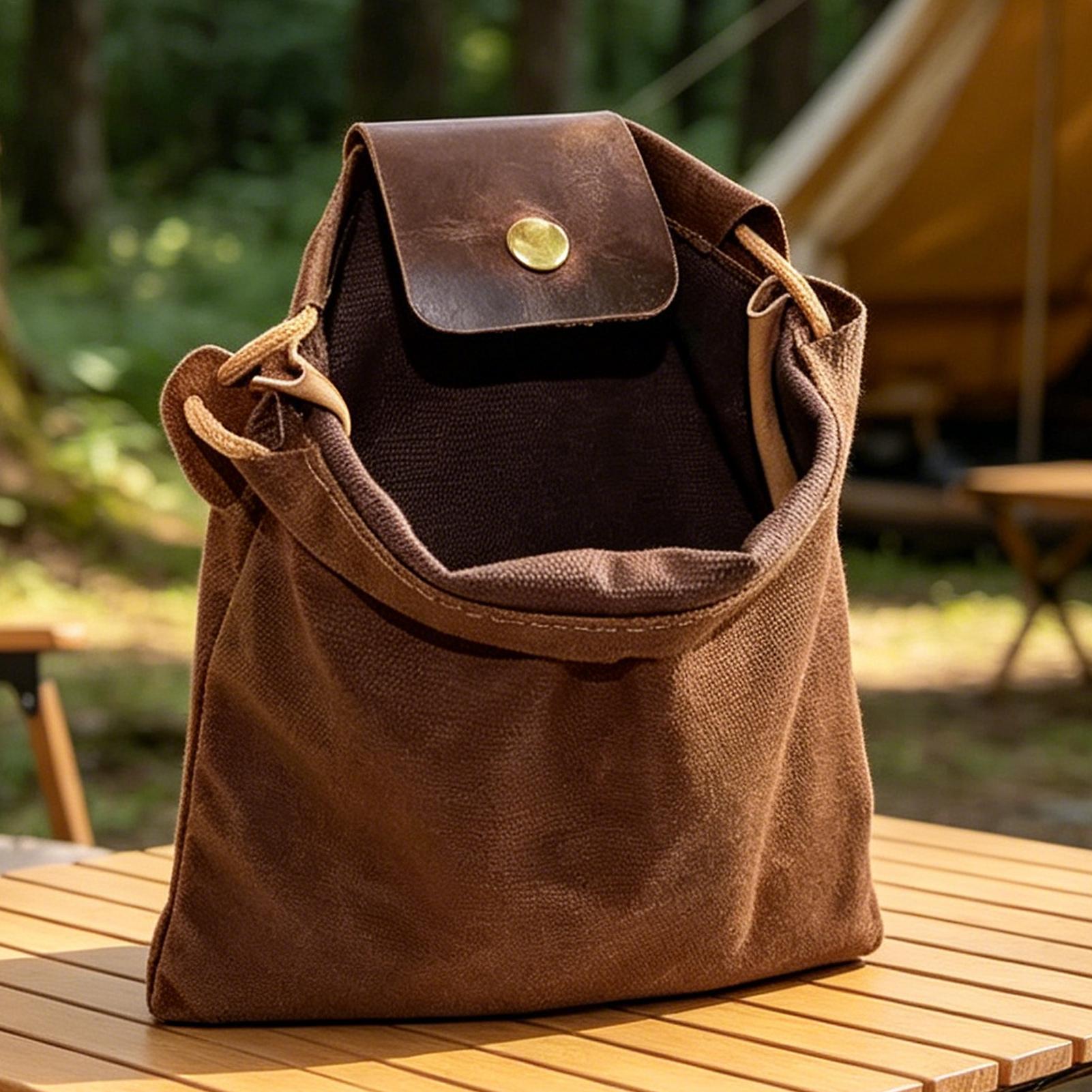 Portable Waxed Dump Pouch Mult - Fishing Belt ulasan dan harga