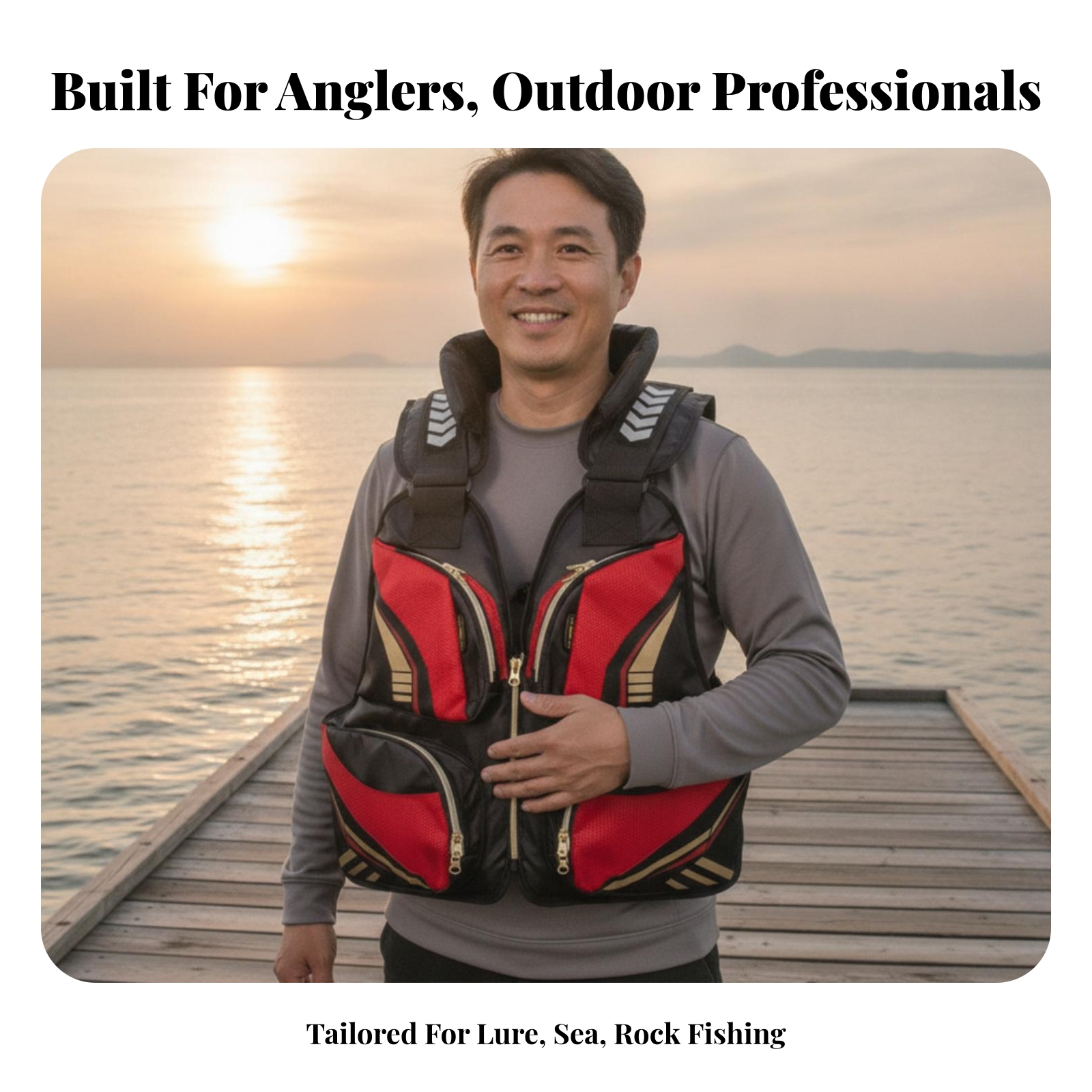 Fishing Life Vest Sleeveless Z - Fishing Vest ulasan dan harga