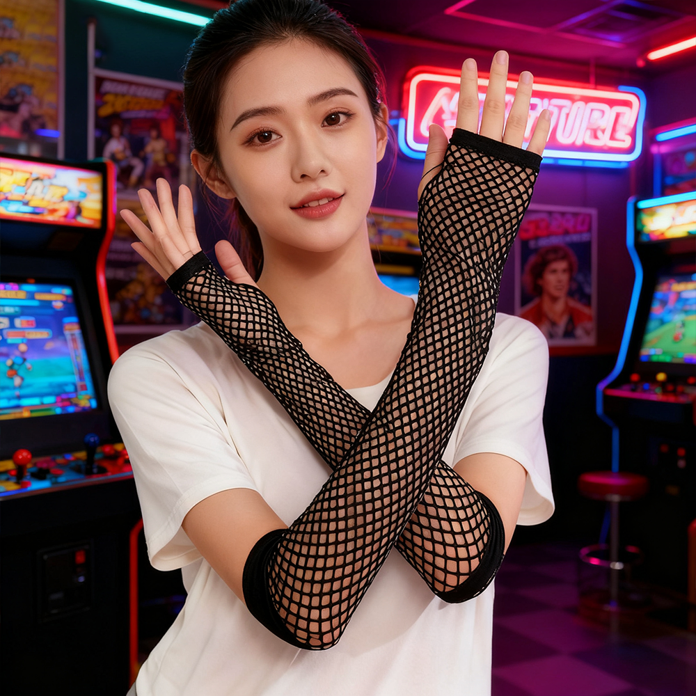 PESENAR Black Long Fishing Net - Fishing Gloves ulasan dan harga