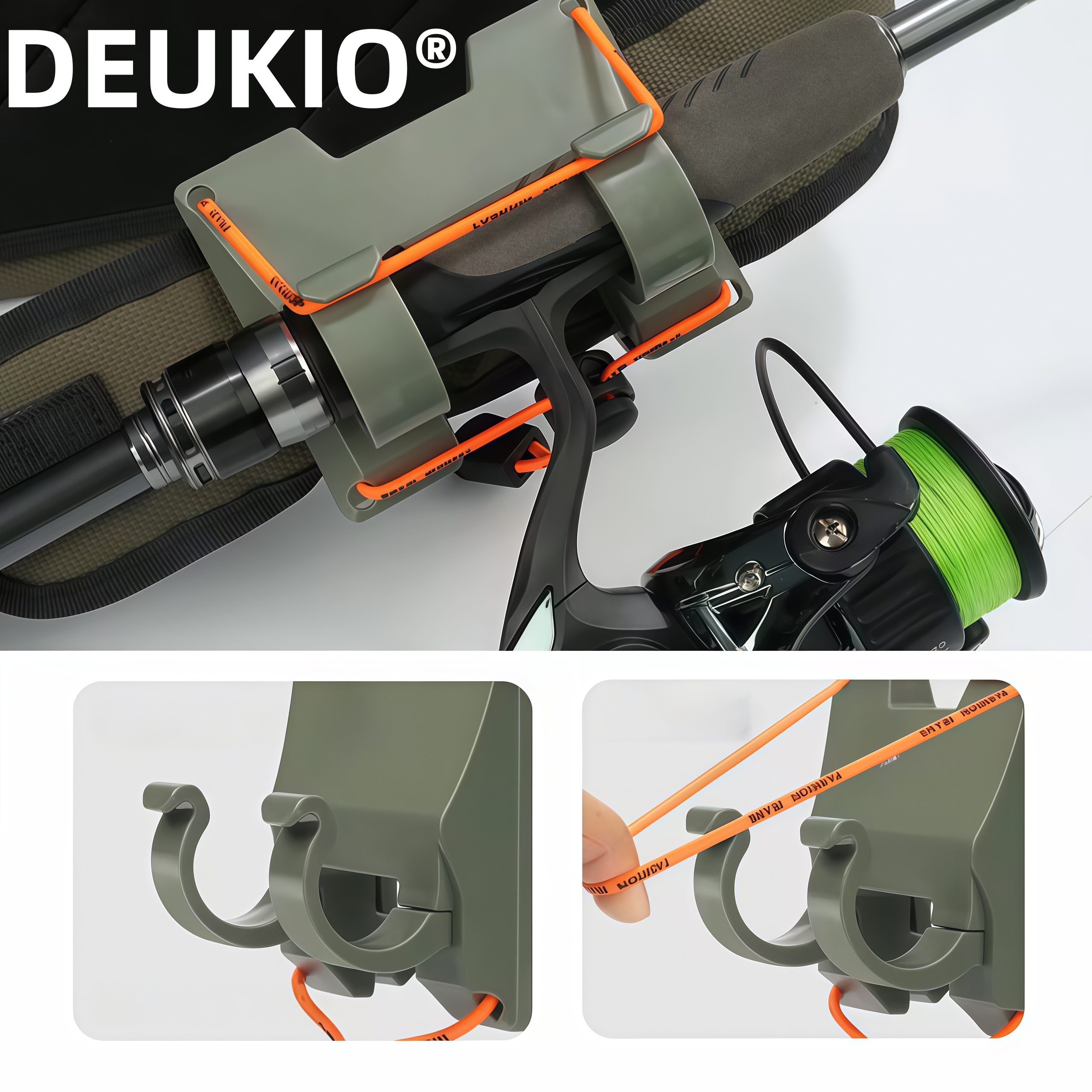 DEUKIO Outdoor Belt Clip Rod H - Fishing Belt ulasan dan harga