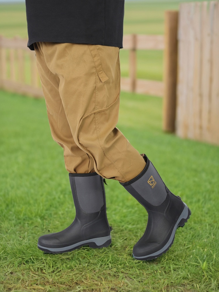Men's Mid-Calf Waterproof Rain - Fishing Boots ulasan dan harga