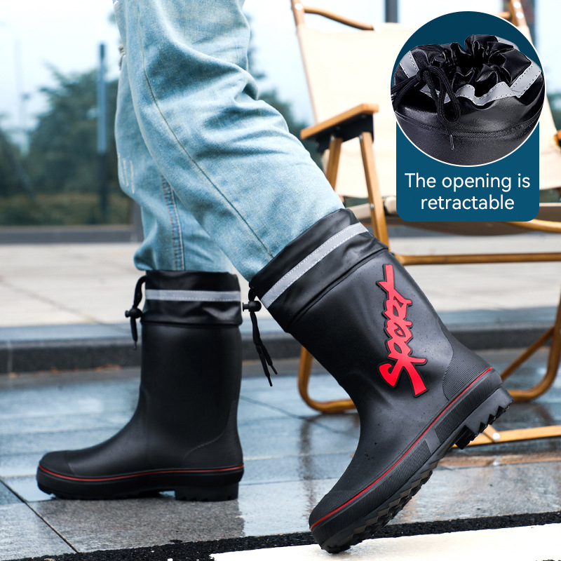 Men's Rain Boots Camping Fishi - Fishing Boots ulasan dan harga