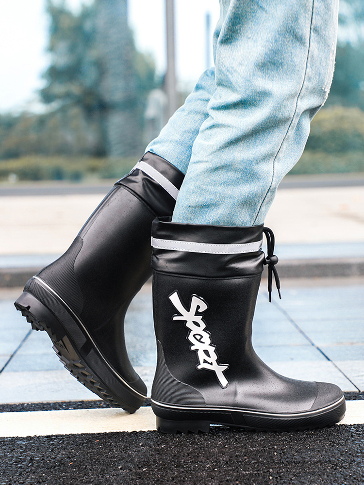 Men's Rain Boots Camping Fishi - Fishing Boots ulasan dan harga