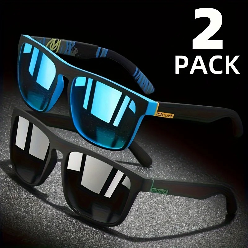 1/2pcs Square Sport Sunglasses - Fishing Sunglasses Polarized ulasan dan harga