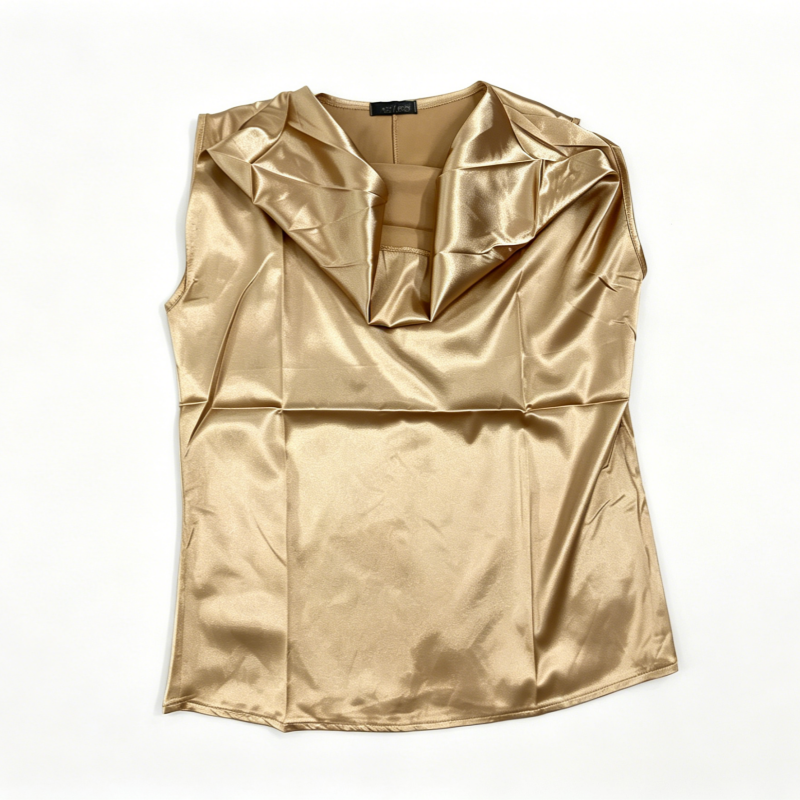 Spring and summer silky satin  - Fishing Vest ulasan dan harga
