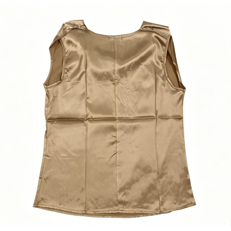 Spring and summer silky satin  - Fishing Vest ulasan dan harga