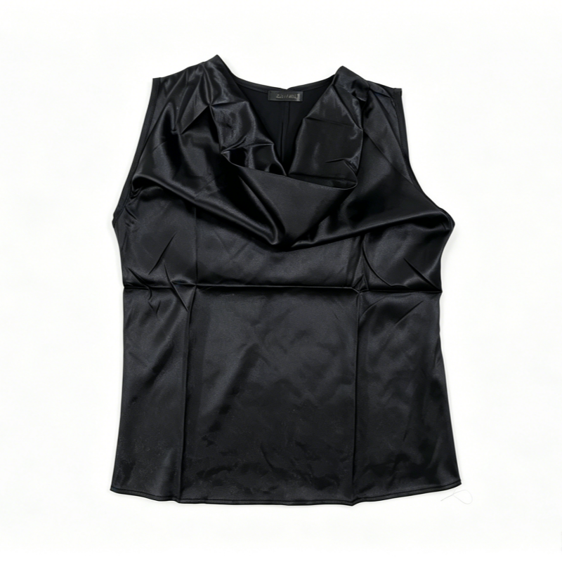 Spring and summer silky satin  - Fishing Vest ulasan dan harga