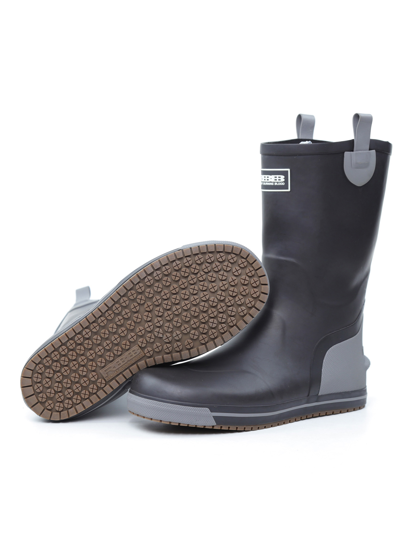 Men's Mid-High Rubber Rain Boo - Fishing Boots ulasan dan harga