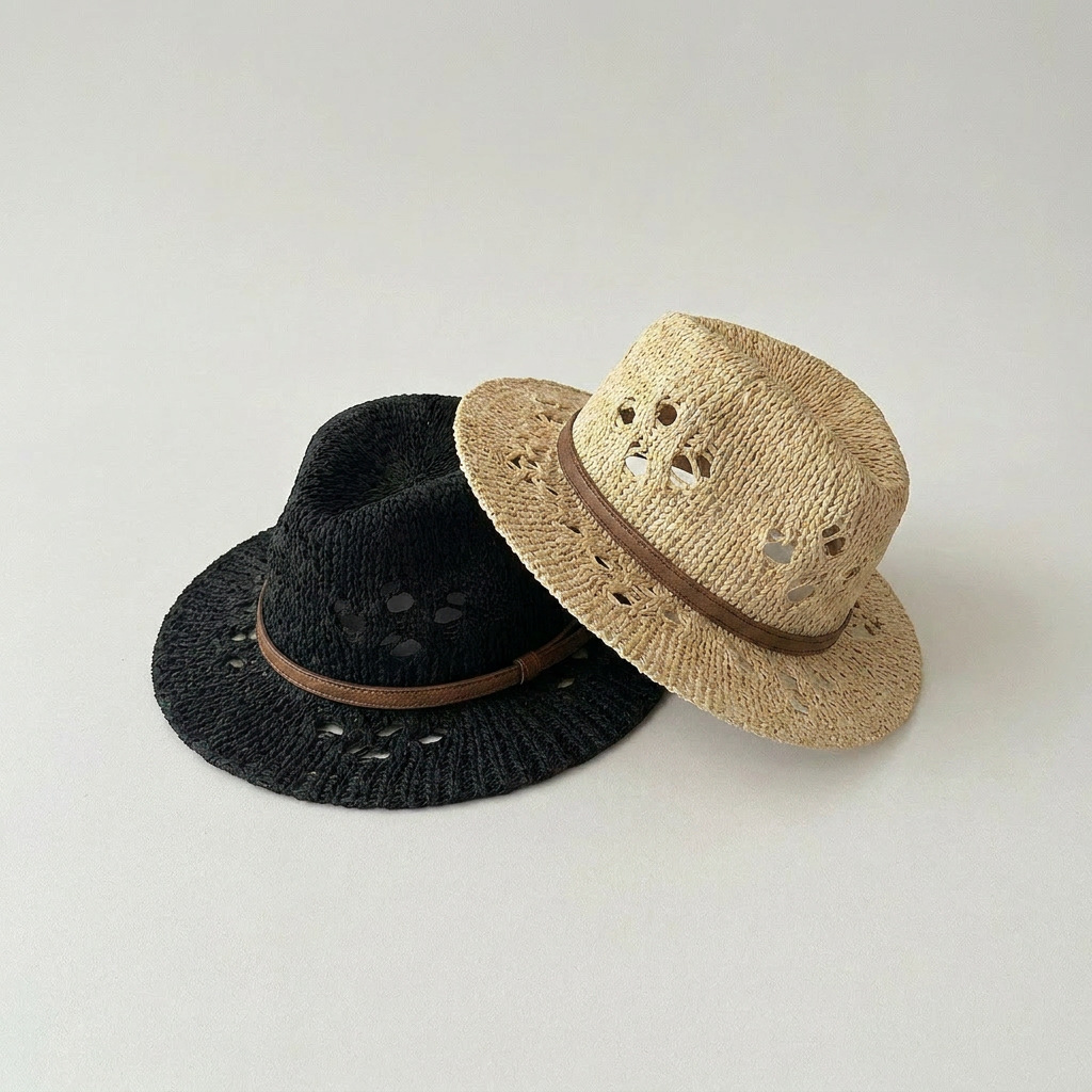 MILANCEL Summer Kids Straw Hat - Fishing Hat ulasan dan harga