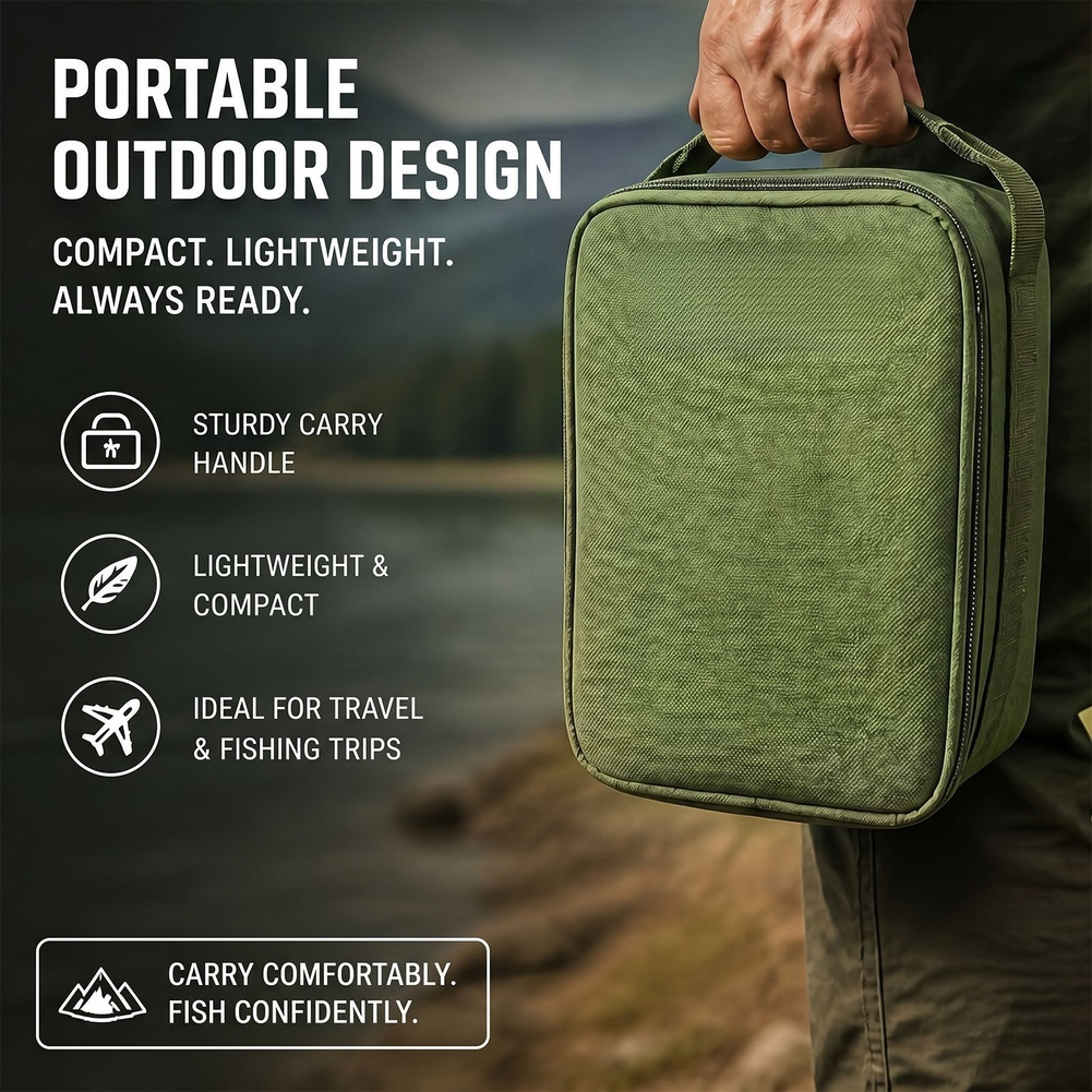 Green Fishing Tackle Storage B - Fishing Bag Waterproof ulasan dan harga