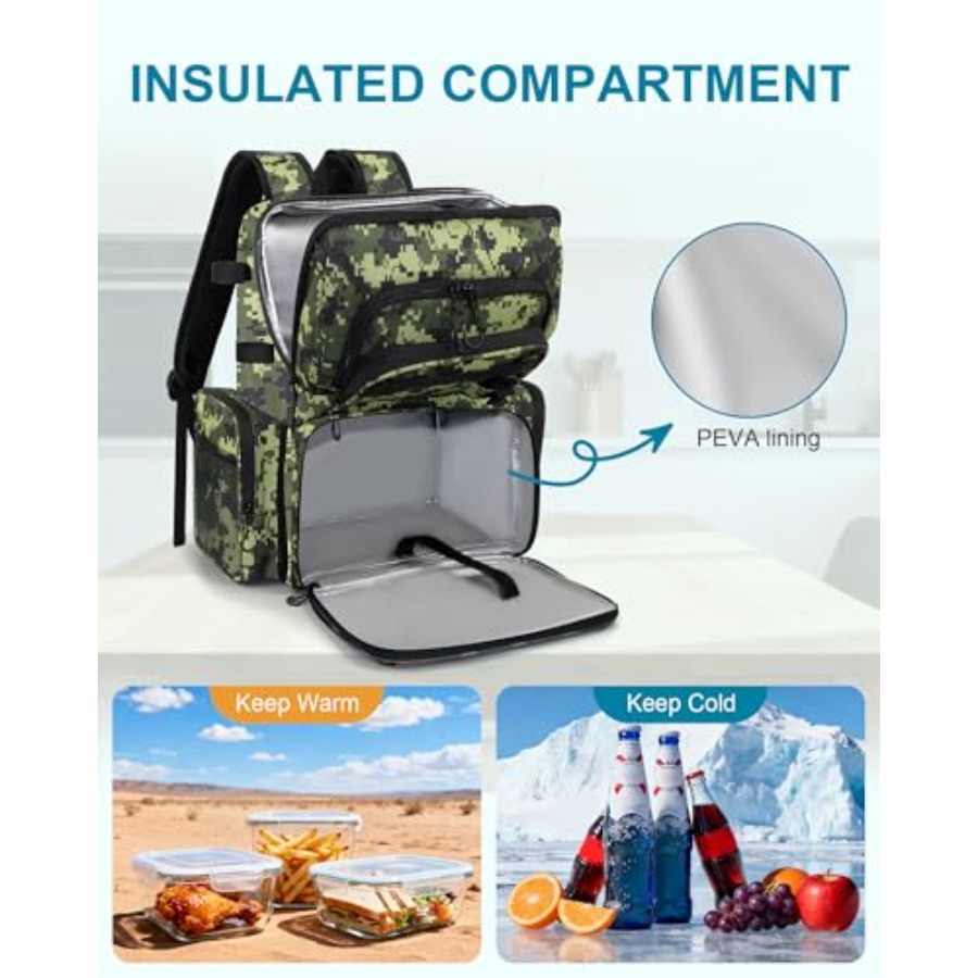 Fishing Backpack with Rod Hold - Fishing Backpack ulasan dan harga