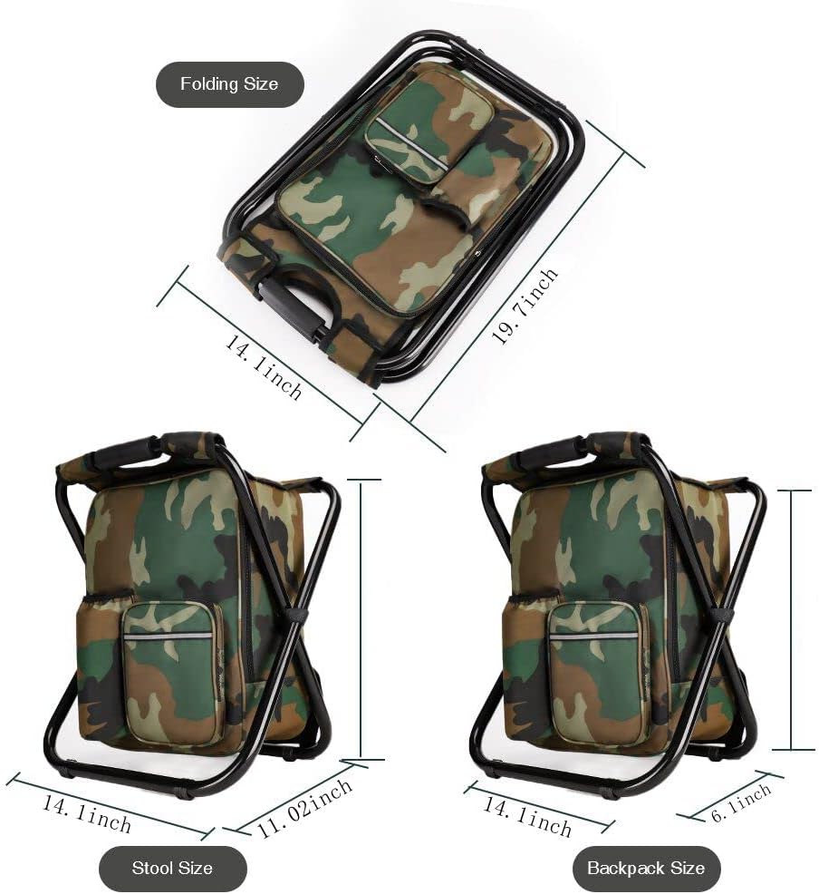 Portable Folding Camping Stool - Fishing Bag Waterproof ulasan dan harga