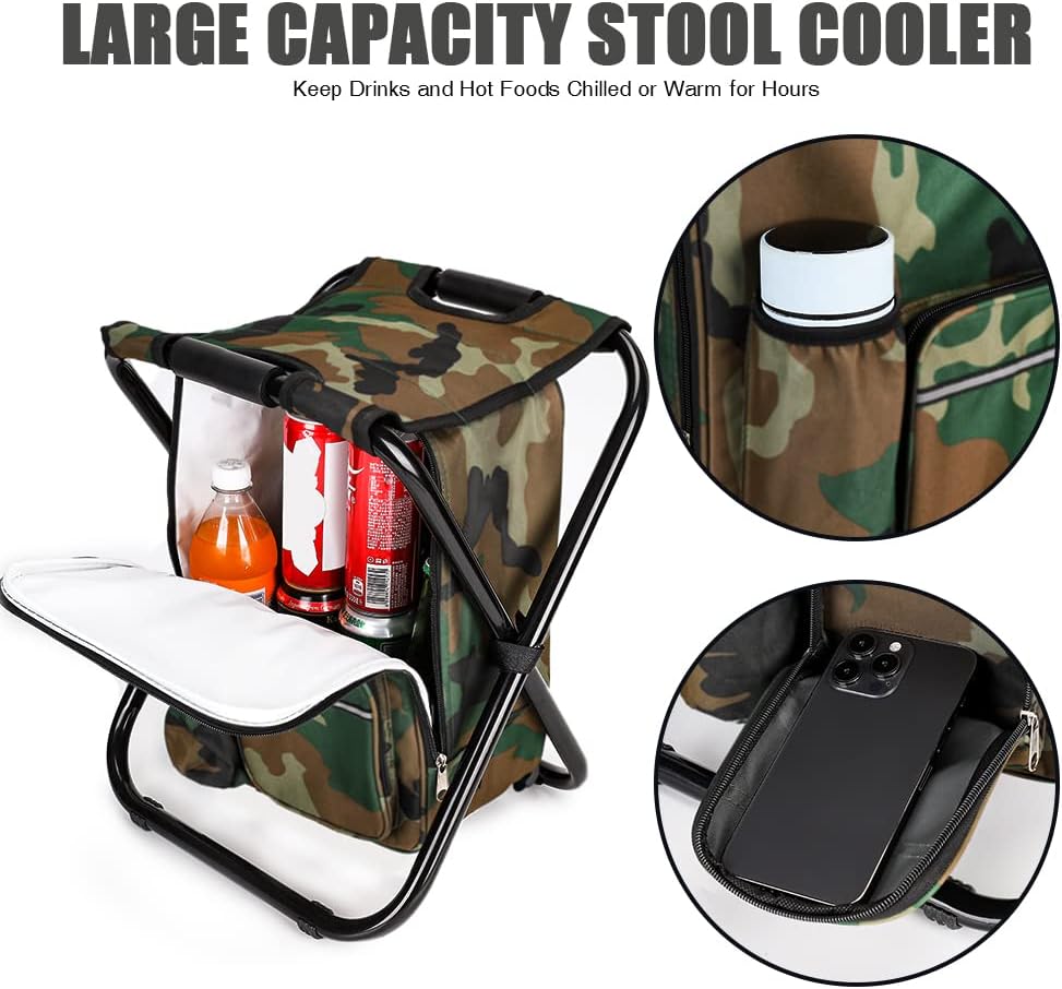 Portable Folding Camping Stool - Fishing Bag Waterproof ulasan dan harga