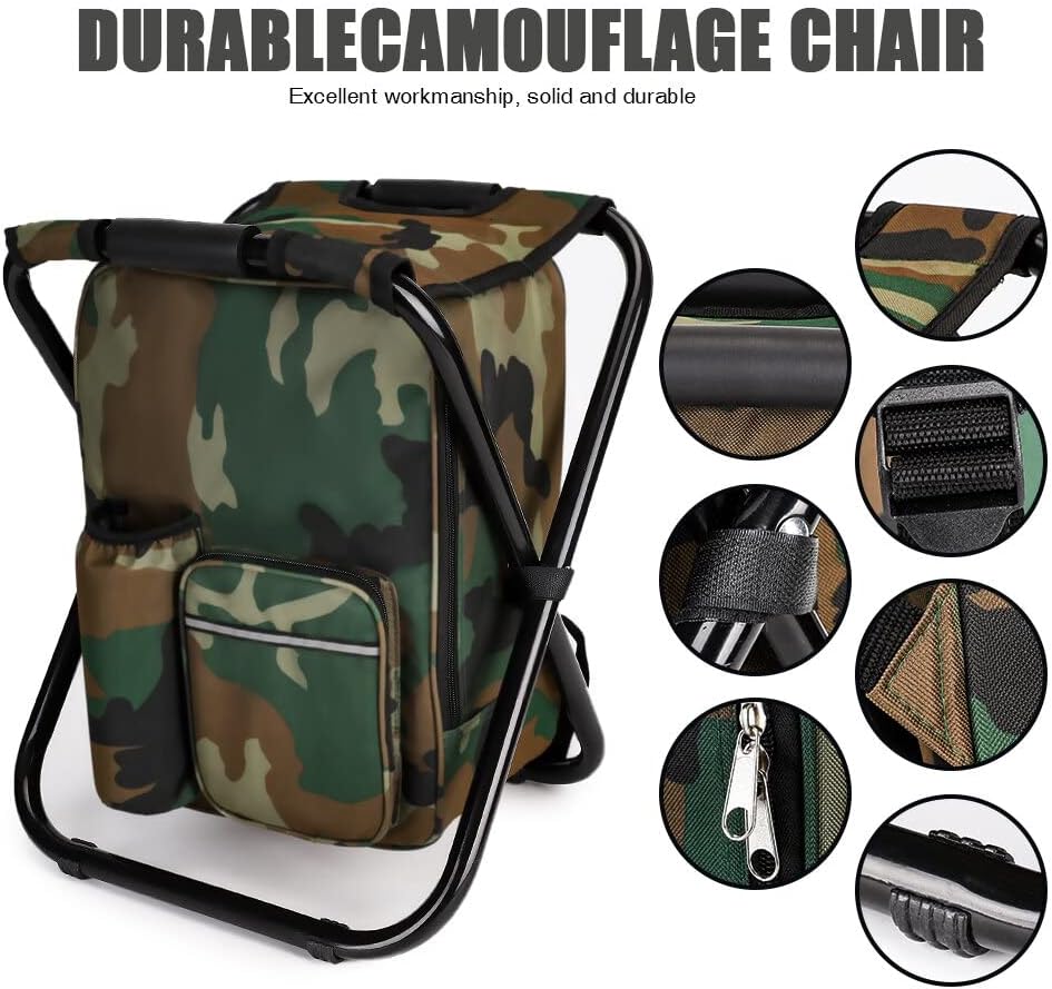 Portable Folding Camping Stool - Fishing Bag Waterproof ulasan dan harga