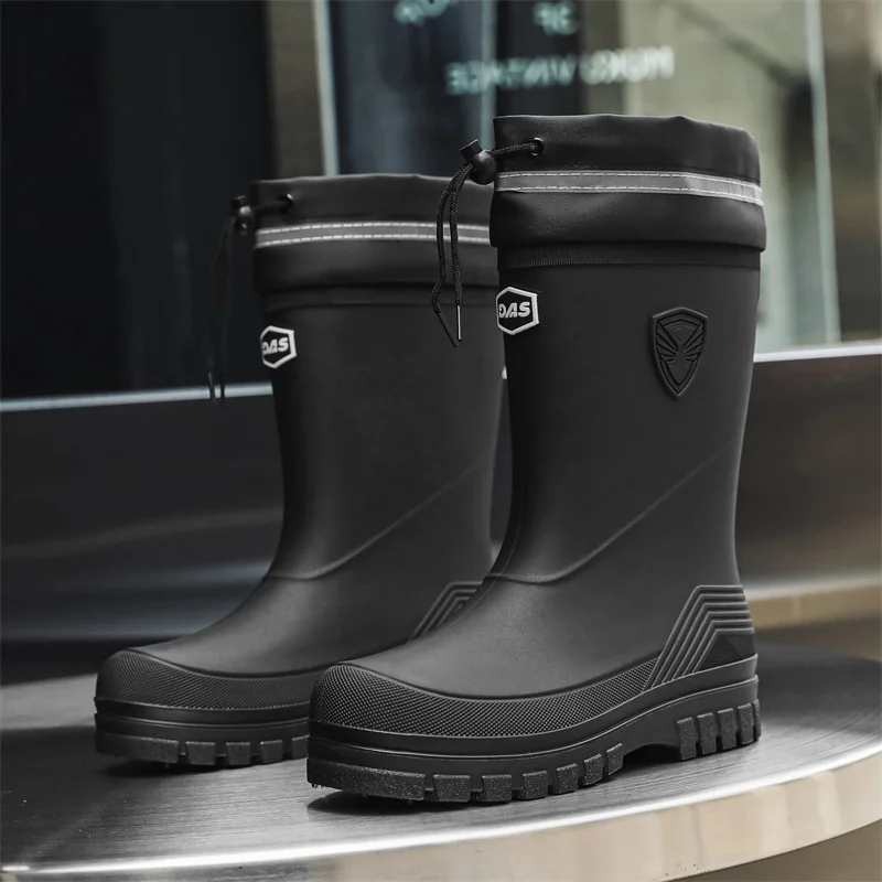 Fashion Men's Rain Boots Mid-C - Fishing Boots ulasan dan harga