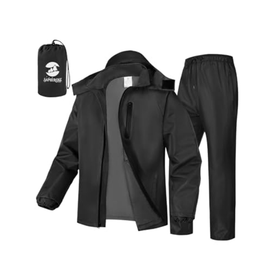 SaphiRose Men's Waterproof Rai - Fishing Rain Suit ulasan dan harga